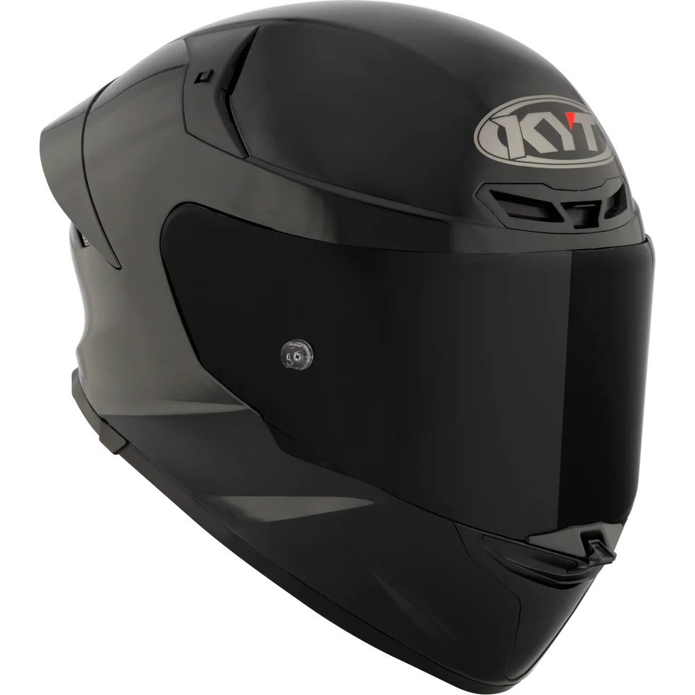 KYT TT-REVO SOLID GLOSSY BLACK