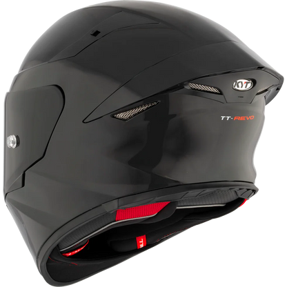 KYT TT-REVO SOLID GLOSSY BLACK