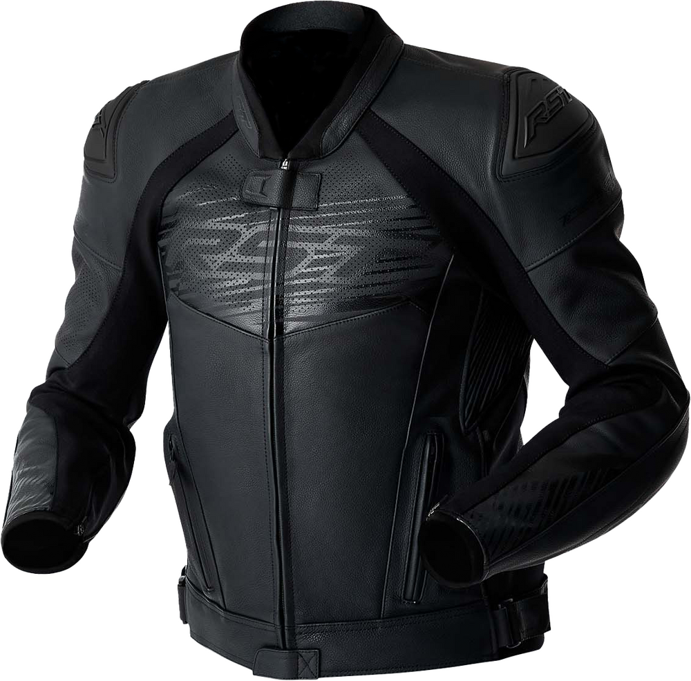 RST Tractech Evo D3O Leather Jacket All Black