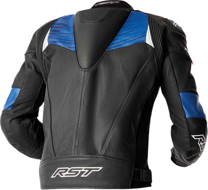 RST Tractech Evo D3O Leather Jacket Blue/Black