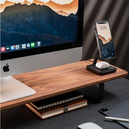 Quad Lock Dual Desktop Wireless Charger