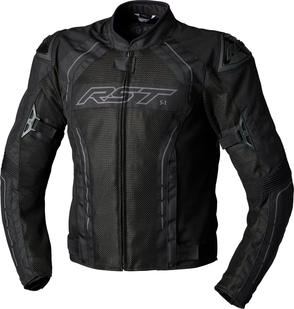 RST S1 MESH CE JACKET BLACK/BLACK TEXTILE