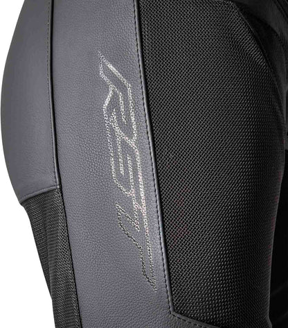 RST S1 D3O MESH LEATHER PANTS BLACK