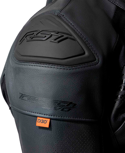 RST Tractech Evo D3O Leather Jacket All Black