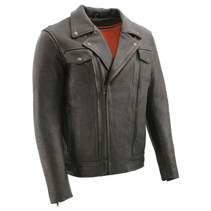 Milwaukee Leather Pistol Pete Jacket Hidden Zip