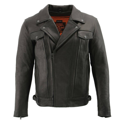 Milwaukee Leather Pistol Pete Jacket Hidden Zip