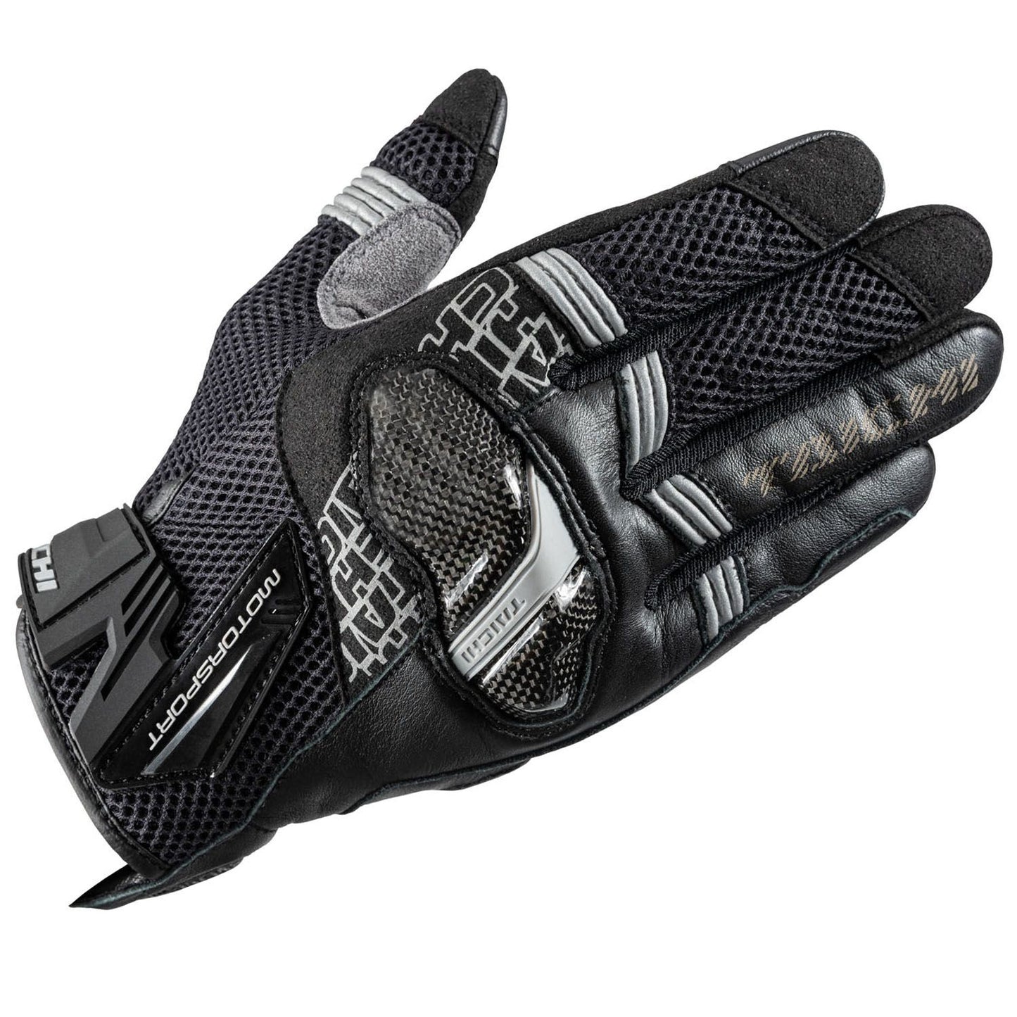 ARMED MESH GLOVE REFLECTIVE BLACK RST448