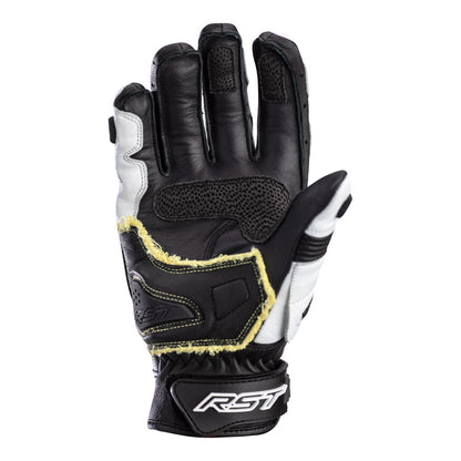 RST TRACTECH EVO 4 SHORT GLOVES WHITE/BLACK MD