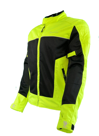 Gryphon Mens Breeze Mesh Jacket Hi-Viz