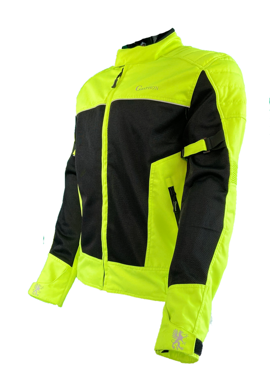 Gryphon Mens Breeze Mesh Jacket Hi-Viz